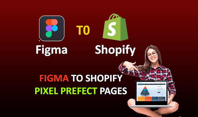 create figma to shopify pixel prefect pages