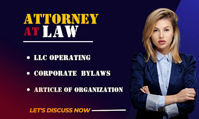 create operating agreement,bylaws,  formation docs