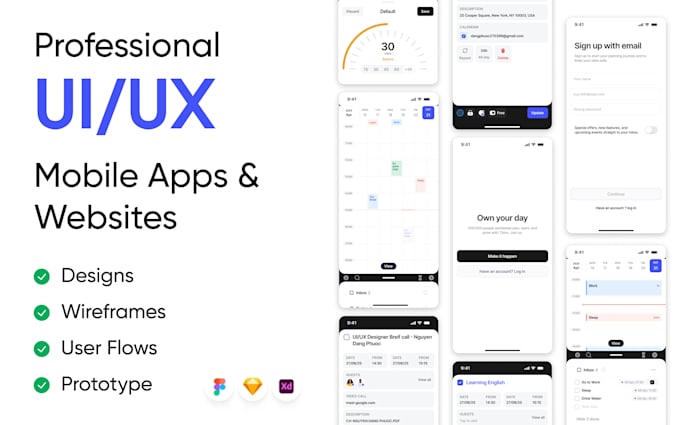design website UI UX dashboard app design figma