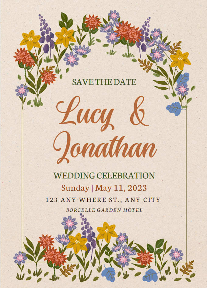 Create custom digital invitations by Haylie_jarrell | Fiverr