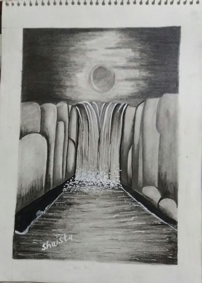 Draw pencil sketch and calligraphy by Shaista3456 Fiverr