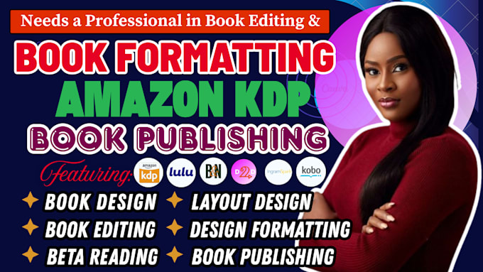 format your self help book for kdp ebook and paperback, book editing