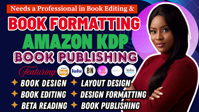 do amazon KDP ebook editing KDP paperback book formatting, developmental editing