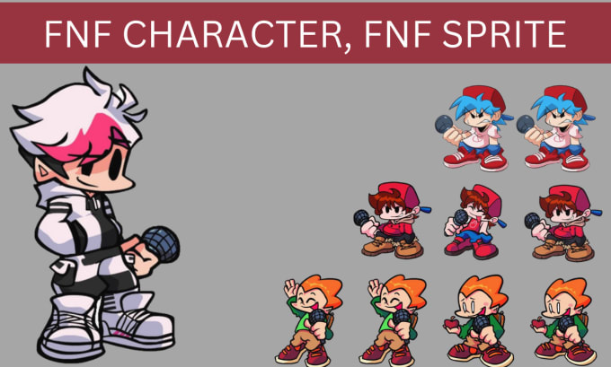 Do Fnf Character Design Fnf Sprite Animation Fnf Mod Logo Fnf Mod The