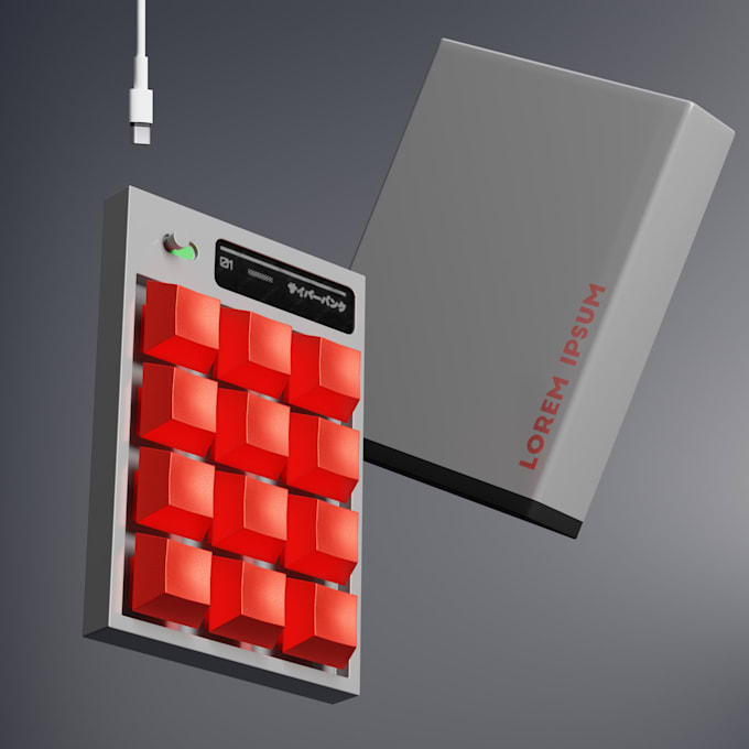 do a product 3d rendering and animation