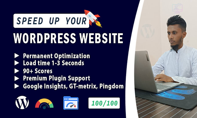 do wordpress speed optimization, pagespeed, gtmetrix, website speed optimization