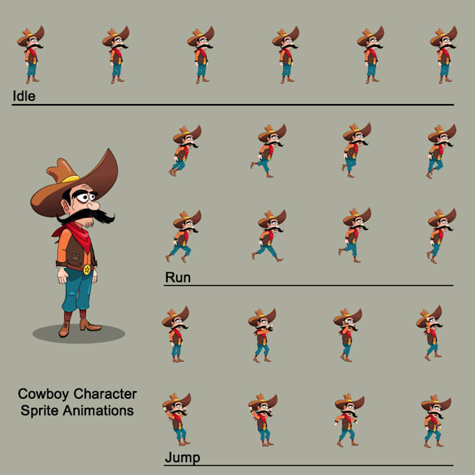 design game characters with custom animation sprite sheets