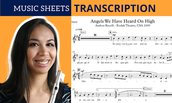 transcribe music into sheet