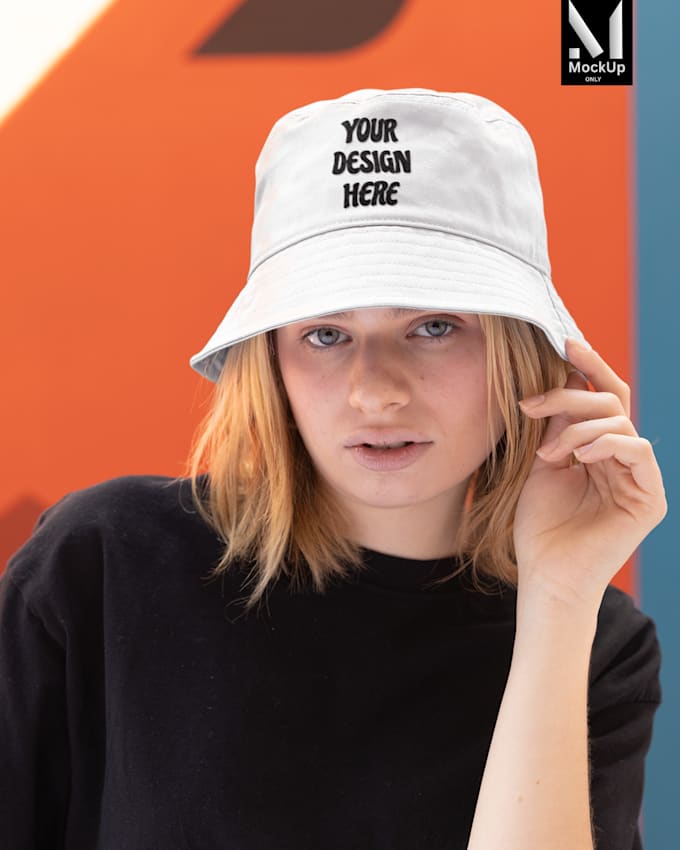 Create a cool hat or caps with your own idea with mock up by Mockuponly