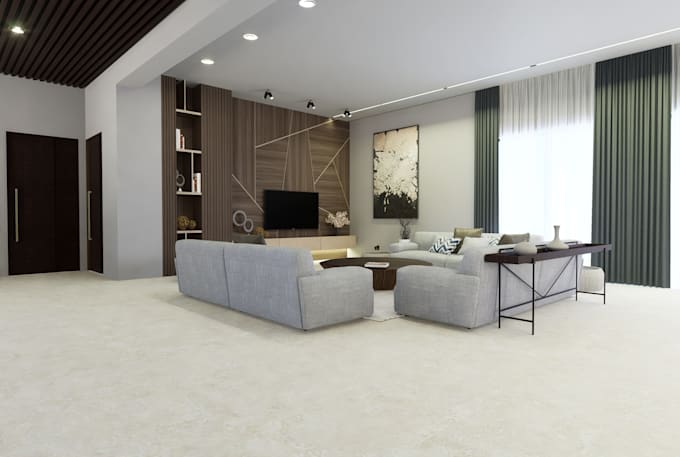 Do custom interior design by Sadiasaeed19 | Fiverr