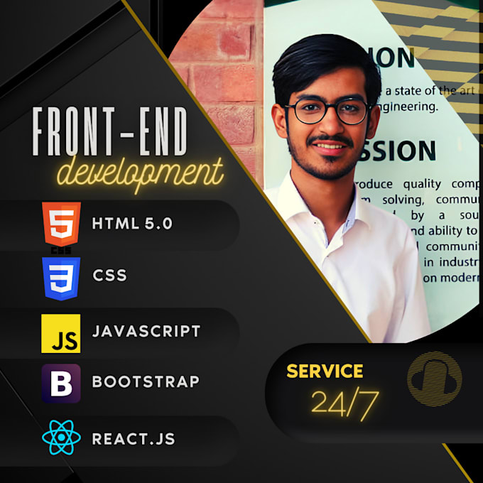 Create responsive websites in html, css, js, react by Tusharkanjwani7 ...