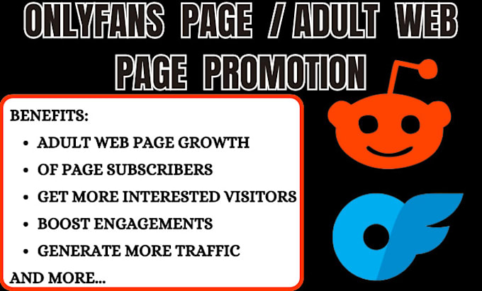 Do onlyfans link promotion, chaturbate page via reddit and onlyfans