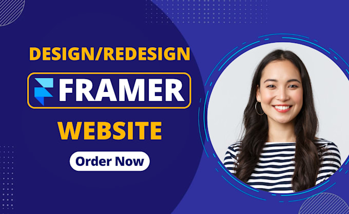 develop modern framer website, framer landing page, figma to framer design