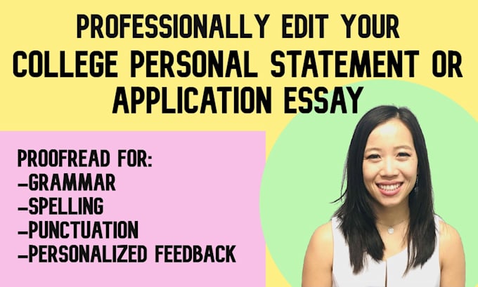 professionally edit your college personal statement, essay or resume