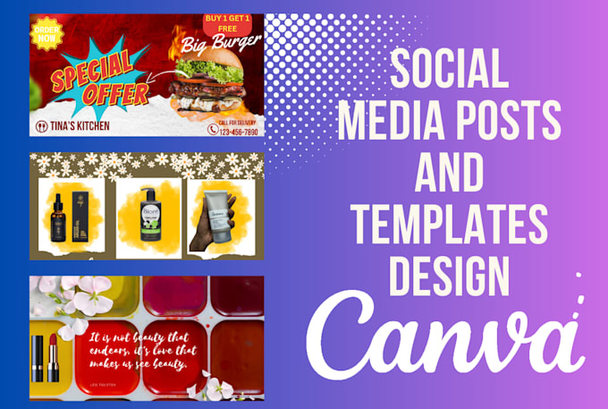 create social media posts and templates with canva