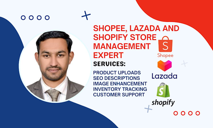 manage shopee, lazada and shopify online stores