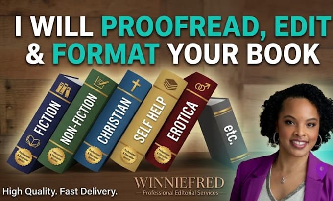 be your book editor and proofreader