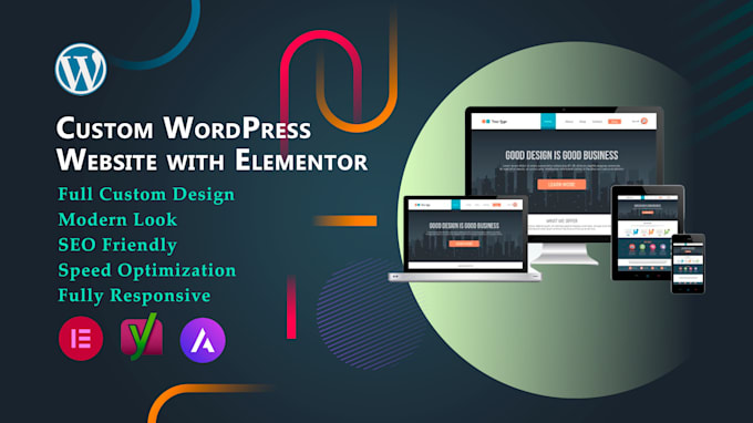 create or rebuild custom design wordpress