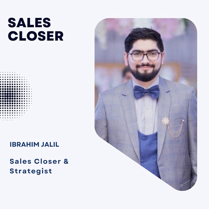 be your sales closer and appointment setter