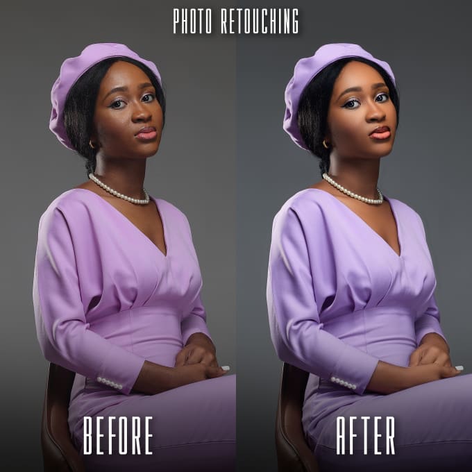 retouch your studio and outdoor portraits
