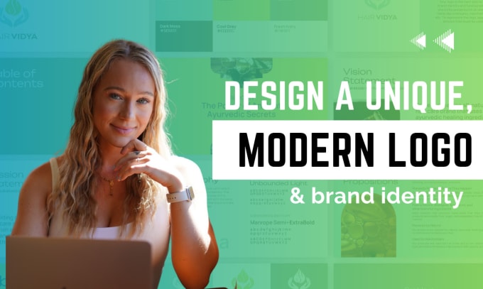 create a modern, unique logo for your business