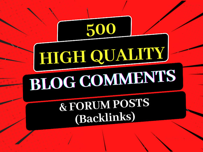 do blog comments forum posts on your requested blog