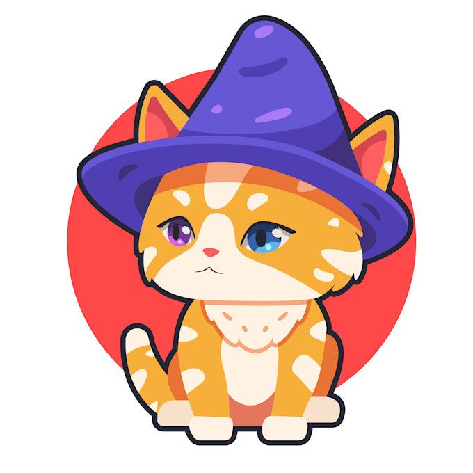 draw cute chibi animal character for your needs