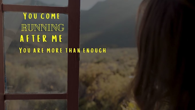 create an amazing lyrics video for your gospel music
