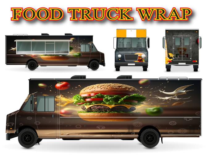 Do a food truck wrap design for you by Shaista jabeen5 Fiverr