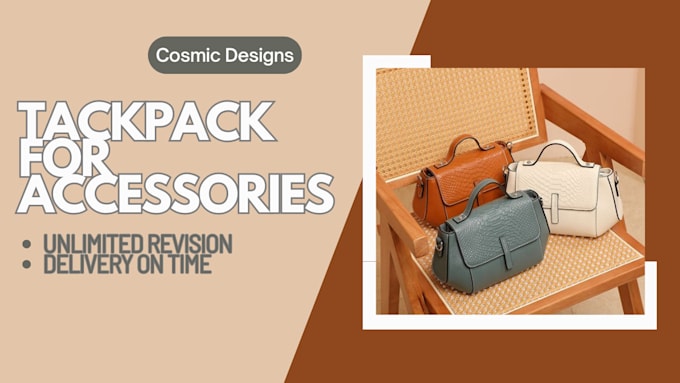create professional tech packs for fashion accessory line