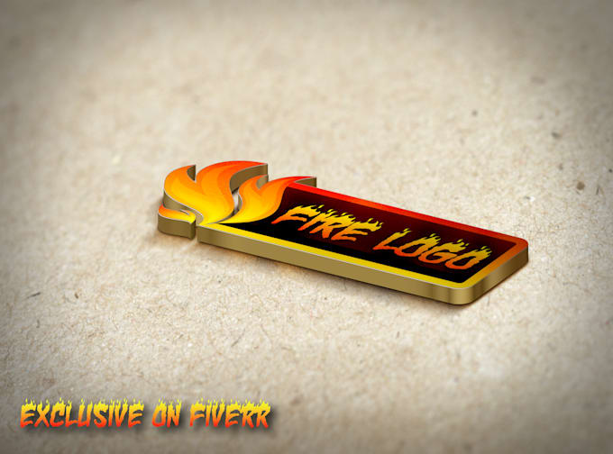 design unique fire logo for your business