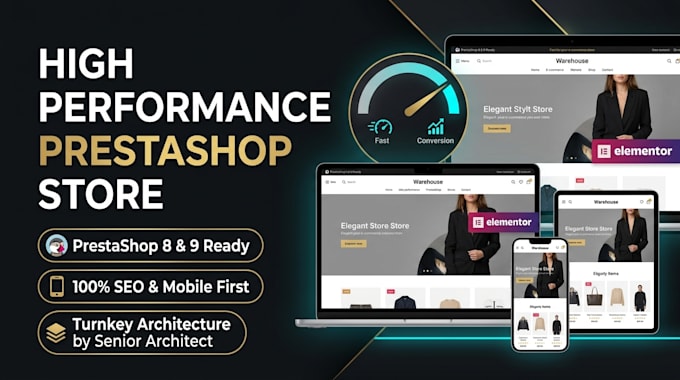 build a high performance prestashop 8 or prestashop 9 store