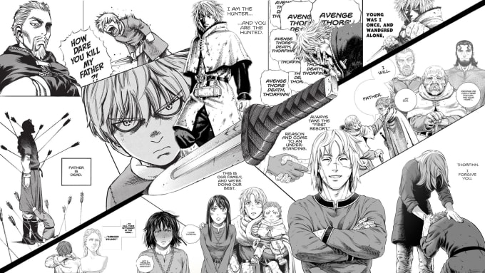 make a wallpaper with mangas, animes, games and albums