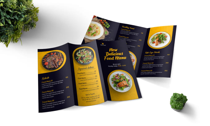 Design flyer, leaflet, bi fold, tri fold, multi page brochure, company ...
