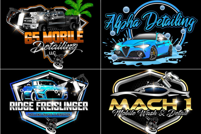 Do automotive, mobile detailing, and auto repair logo