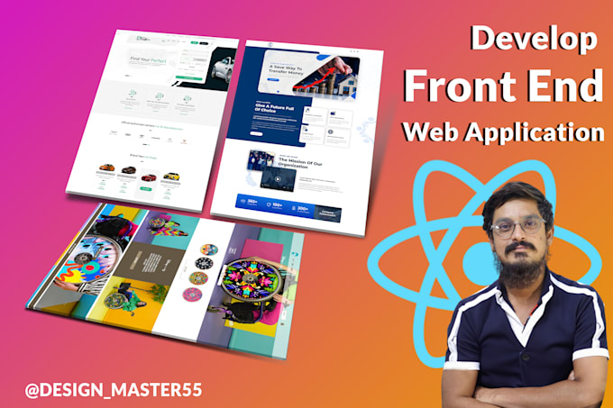 Develop front end web application with react js by Design_master55 | Fiverr