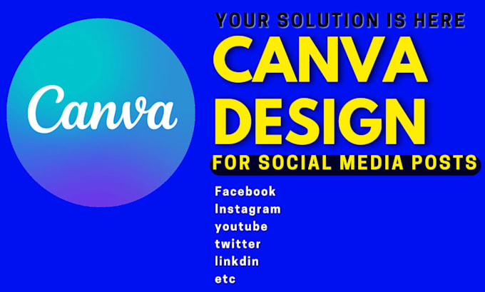 Create attractive social media design using canva pro by ...