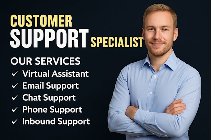 provide customer service support, live chat support and email support