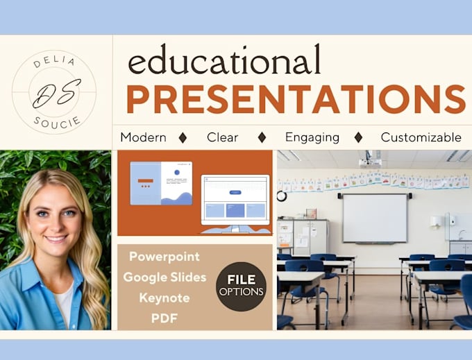 design powerpoint, google slides, keynote presentations