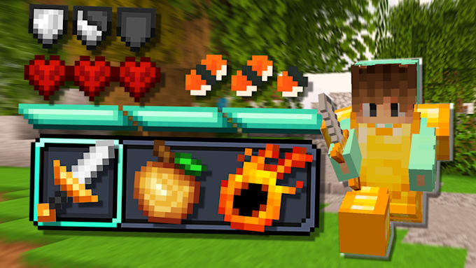 Make you a custom minecraft thumbnail by Daedreamer115 | Fiverr