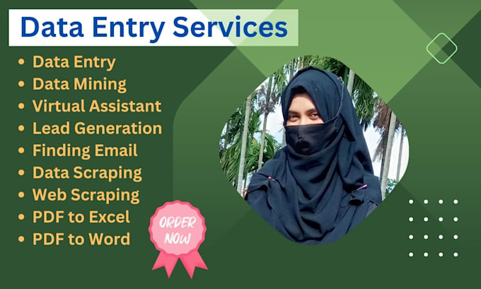 do fastest data entry, b2b lead generation and copy paste job