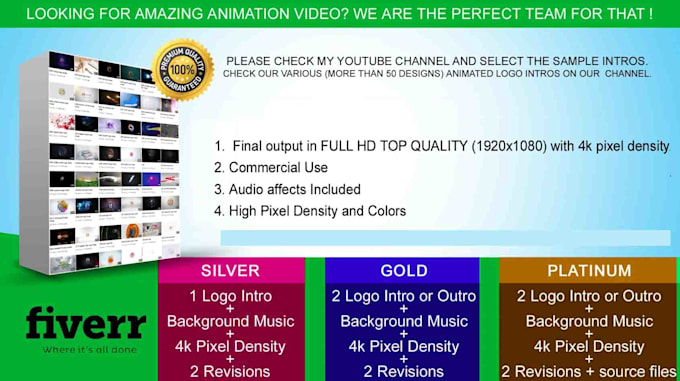 do logo animation in 4k