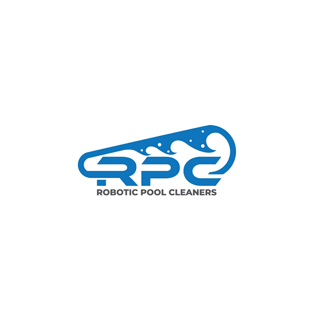 design improving over time robotic pool cleaners logo
