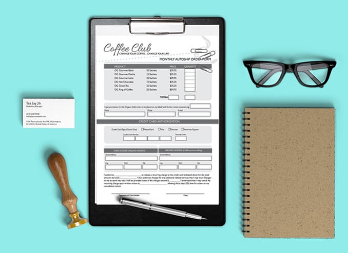 Design Your Form Invoice Or Receipt Etc By Teajay26 Fiverr