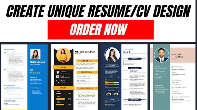design custom resume templates