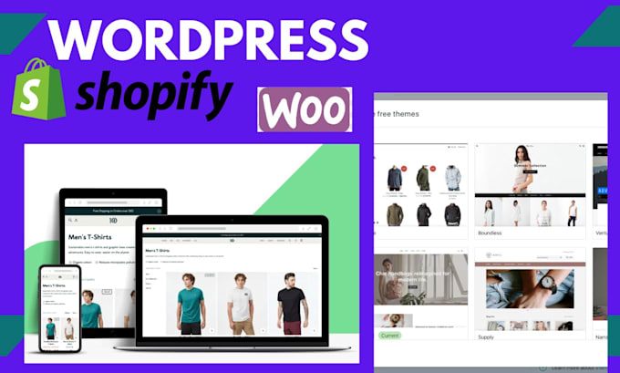create wordpress ecommerce store shopify woocommerce