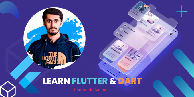 teach you mobile app development using flutter dart, and firebase