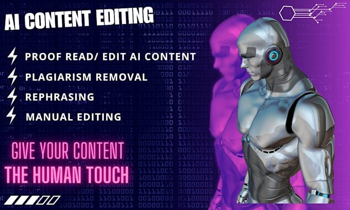 rewrite edit and proofread ai content