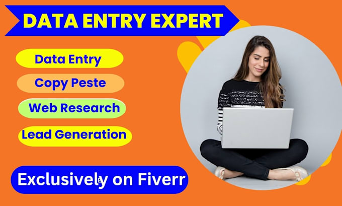 do perfect excel data entry web research copy paste typing job
