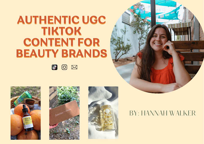 Create authentic ugc tiktok content for beauty brands by Hannahwalks ...